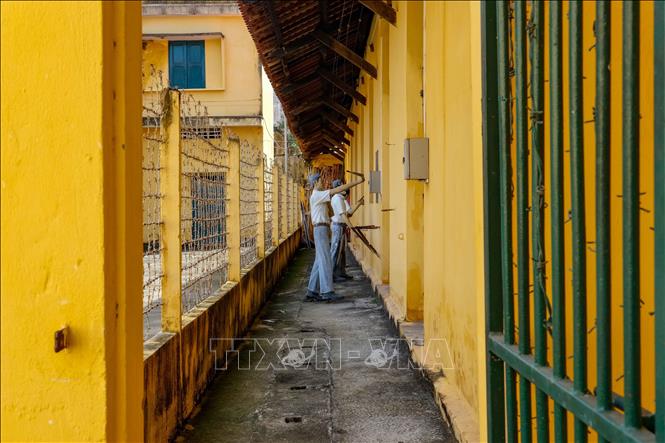 Trong ảnh: Dãy nhà giam nam bên trong Khám lớn Cần Thơ. Ảnh: Thanh Liêm - TTXVN