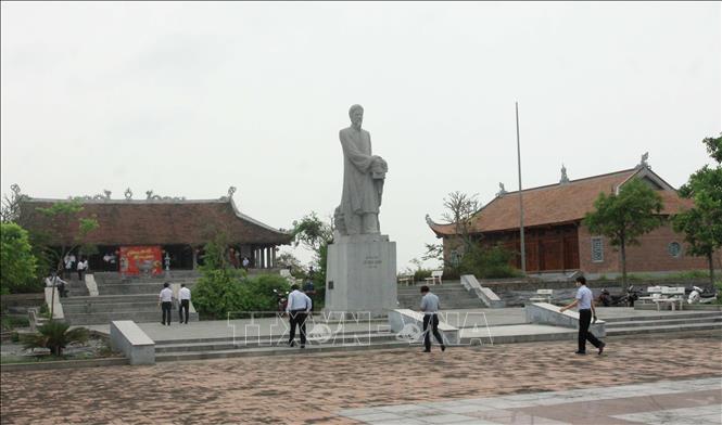 Trong ảnh: Khu lưu niệm Nhà bác học Lê Quý Đôn tại xã Độc Lập, huyện Hưng Hà, tỉnh Thái Bình. Ảnh: Thế Duyệt – TTXVN 