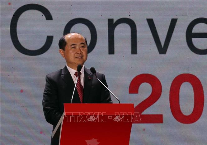 Trong ảnh: Ông Hồ Quang Minh, Chủ tịch BNI Việt Nam phát biểu khai mạc chương trình “Hội ngộ đỉnh cao BNI 2022”. Ảnh: Trần Lê Lâm – TTXVN  