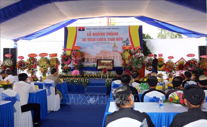 Trong ảnh: Quang cảnh buổi lễ. Ảnh: Công Mạo-TTXVN