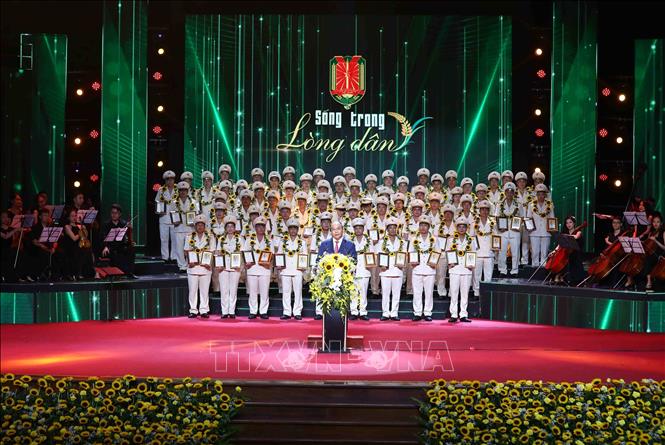 Chủ tịch nước Nguyễn Xuân Phúc phát biểu. Ảnh: Phạm Kiên - TTXVN