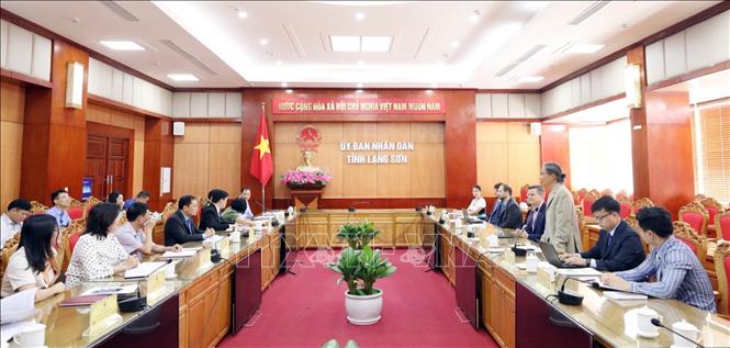 Trong ảnh: Quang cảnh buổi làm việc. Ảnh: Anh Tuấn – TTXVN