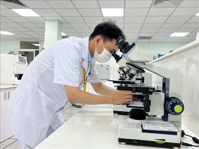 Bệnh viện được xây dựng và đầu tư trang thiết bị y tế hiện đại theo tiêu chuẩn quốc tế. Ảnh: Ánh Tuyết - TTXVN