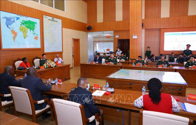 Quang cảnh buổi làm việc. Ảnh: Văn Điệp - TTXVN

