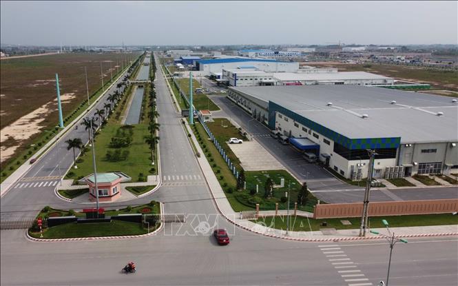 Trong ảnh: Khu công nghiệp Thăng Long, Vĩnh Phúc. Ảnh: Hoàng Hùng - TTXVN