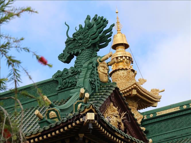 Minh Thanh Pagoda has a total area of more than 20,000sq.m. The architecture of the pagoda is built in the form of a mandala which represents the universe and all the details carved here follow the foundation of Buddhist philosophy. VNA Photo: Hồng Điệp