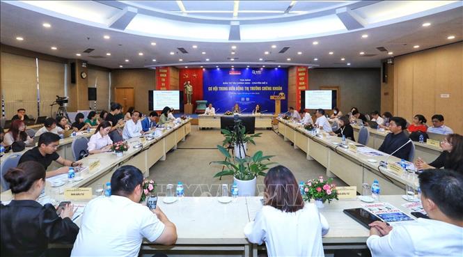 Trong ảnh: Quang cảnh buổi tọa đàm. Ảnh: Tuấn Anh - TTXVN
