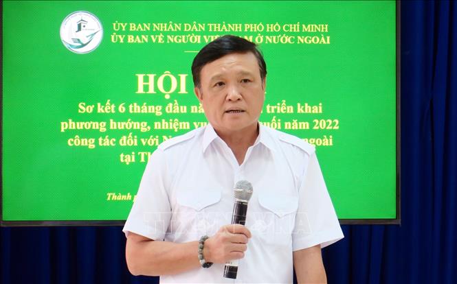 Trong ảnh: Ông Phùng Công Dũng, Chủ nhiệm Ủy ban về người Việt Nam ở nước ngoài Thành phố Hồ Chí Minh: Công tác phòng, chống tham nhũng, tiêu cực góp phần củng cố niềm tin vào Đảng, Nhà nước của người dân trong nước và cả đồng bào người Việt Nam ở nước ngoài. Ảnh: Xuân Khu-TTXVN
