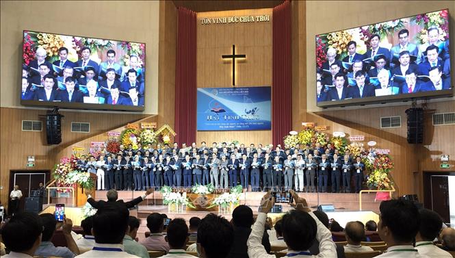 A view of the General Assembly. VNA Photo: Xuân Khu