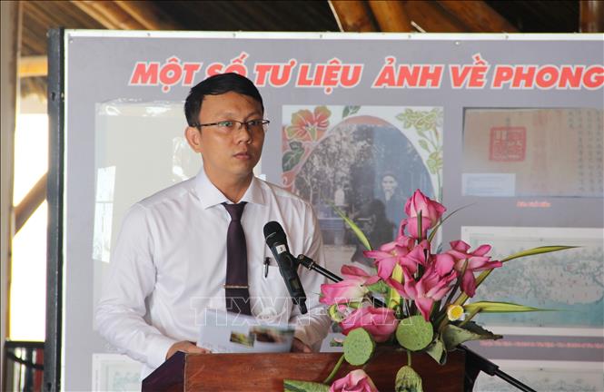 Trong ảnh: Ông Nguyễn Thanh Hà, Giám đốc Sở Văn hóa và Thể thao tỉnh Khánh Hòa phát biểu bế mạc hội thảo. Ảnh: Phan Sáu - TTXVN