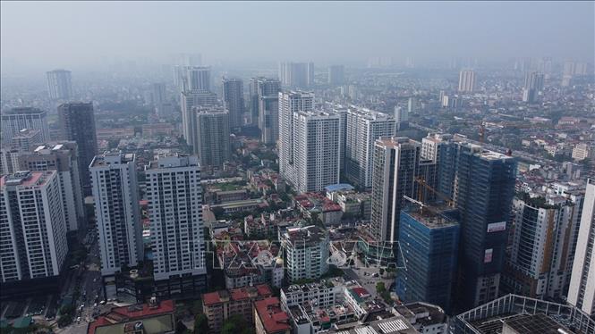 Trong ảnh: Các căn hộ cao cấp chiếm tỷ trọng cao tại các khu chung cư mới được xây dựng. Ảnh: Tuấn Anh - TTXVN