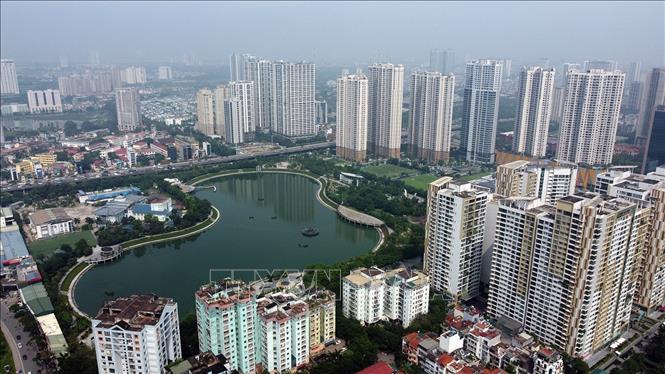 Trong ảnh: Một góc khu đô thị Trung Hòa - Nhân Chính. Ảnh: Tuấn Anh - TTXVN