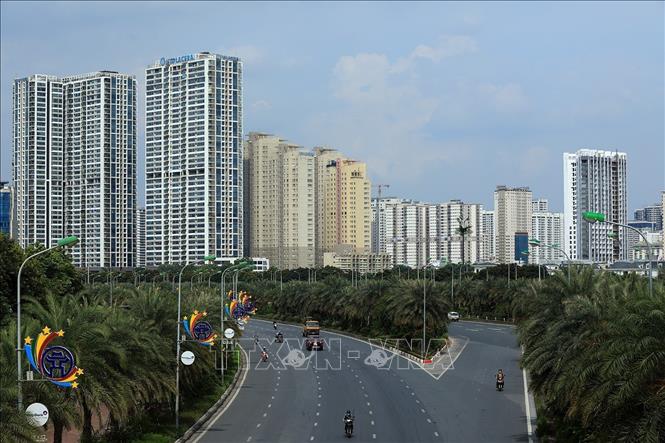 Trong ảnh: Khi vực phía Tây Hà Nội được nhiều nhà đầu tư xây dựng. Ảnh: Tuấn Anh - TTXVN