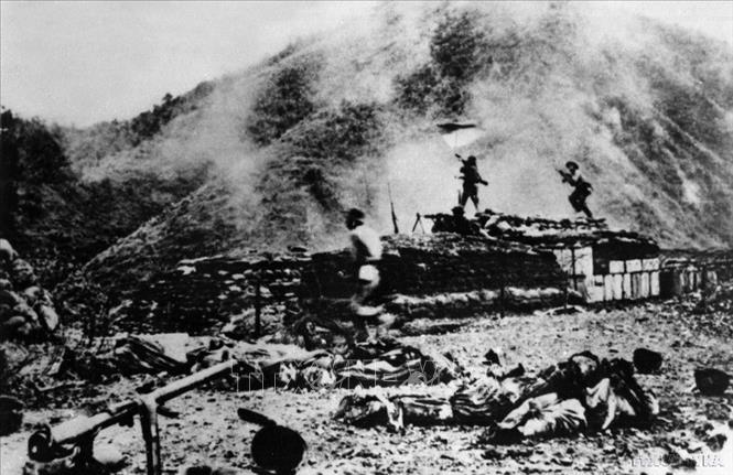 Quân giải phóng tiêu diệt căn cứ Đầu Mầu, ngày 31/3/1972. Ảnh: Đoàn Công Tính - TTXVN phát