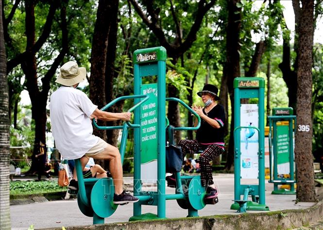 A corner of Hoang Van Thu Park in Tan Binh district, Ho Chi Minh City. VNA Photo: Hồng Đạt