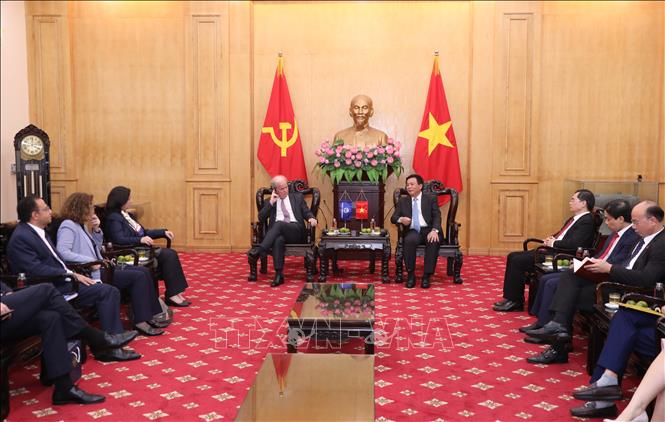Quang cảnh buổi tiếp. Ảnh: Văn Điệp – TTXVN 