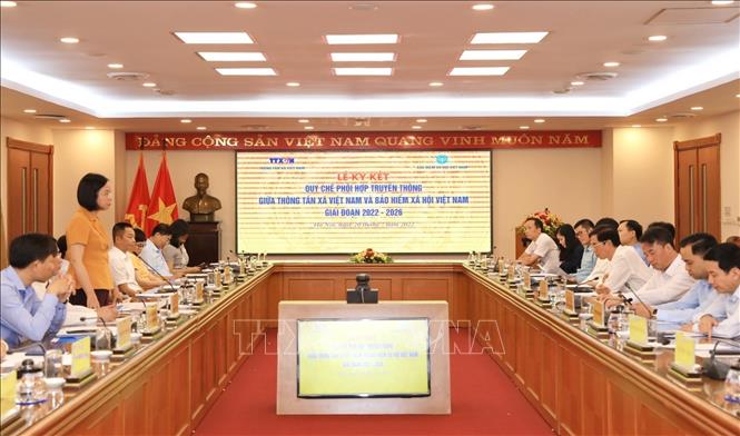 Trong ảnh: Quang cảnh lễ ký kết. Ảnh: Tuấn Anh - TTXVN