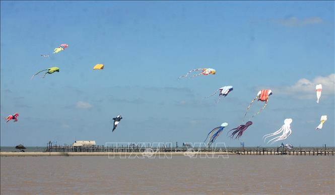 Kites fly at the National Kite Festival 2022. VNA Photo: Thế Duyệt