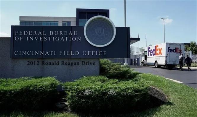 Trong ảnh: Quang cảnh bên ngoài văn phòng của Cục Điều tra liên bang Mỹ (FBI) ở Cincinnati, bang Ohio (Mỹ), ngày 11/8/2022. Ảnh: REUTERS/TTXVN 