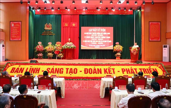 Quang cảnh buổi gặp mặt. Ảnh: Phạm Kiên - TTXVN