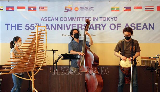 An art performance at the event. VNA Photo: Đào Thanh Tùng