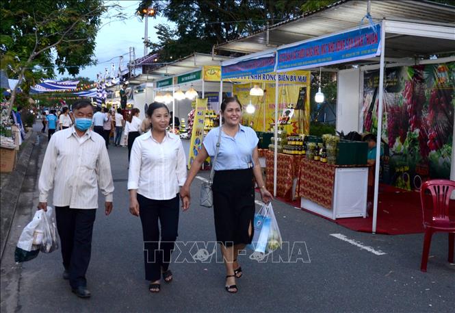 Quang cảnh Hội chợ. Ảnh: Quốc Dũng - TTXVN