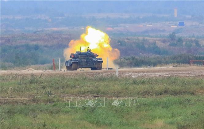 Crew No. 3 Vietnamese tanks achieve impressive achievements. VNA Photo: Trần Hiếu, Duy Trinh