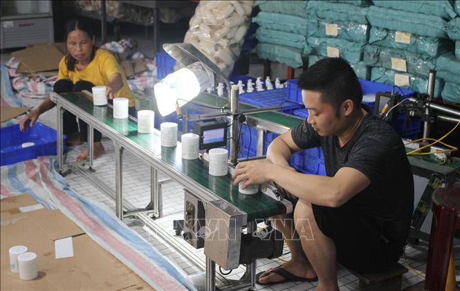 Trong ảnh: Các sản phẩm của Hợp tác xã Sinh Dược đều được làm từ các loại thảo dược địa phương. Ảnh: Hải Yến-TTXVN.
