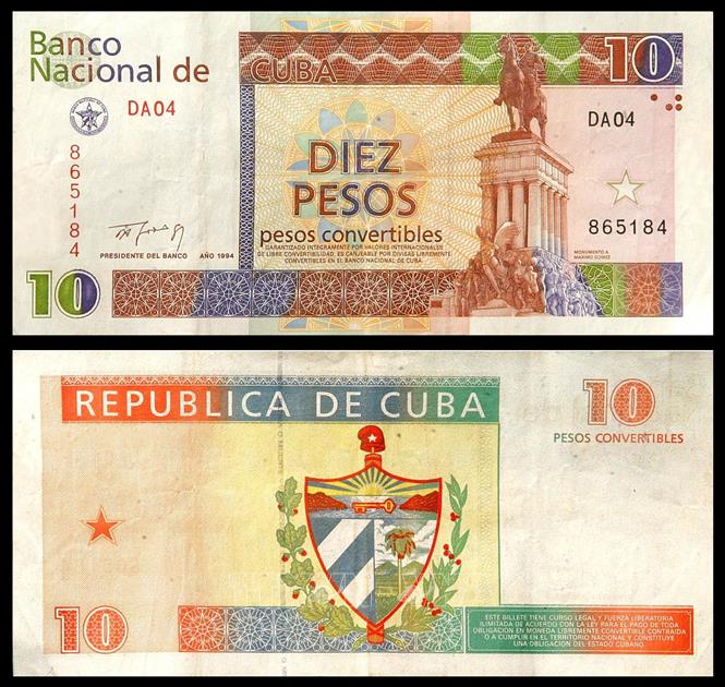 Trong ảnh: Đồng peso của Cuba. Ảnh: AFP/TTXVN