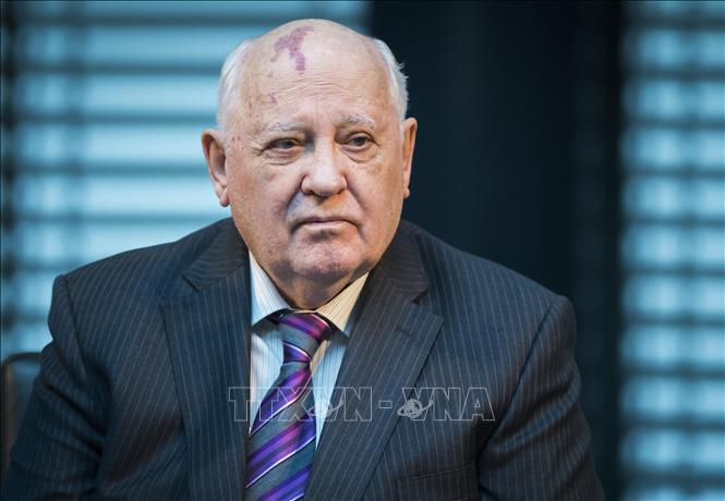 Trong ảnh (tư liệu): Cựu Tổng thống Liên Xô Mikhail Gorbachev dự hội nghị chuyên đề về an ninh châu Âu tại Berlin, CHLB Đức ngày 8/11/2014. Ảnh: AFP/TTXVN