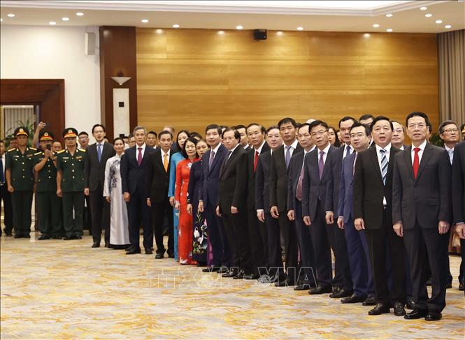 Các đại biểu dự Lễ kỷ niêm. Ảnh: Thống Nhất - TTXVN

