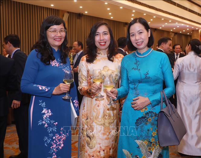 Các đại biểu dự Lễ kỷ niệm. Ảnh: Lâm Khánh - TTXVN