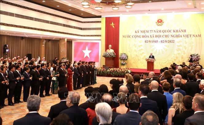 Quang cảnh Lễ kỷ niệm. Ảnh: Lâm Khánh - TTXVN

