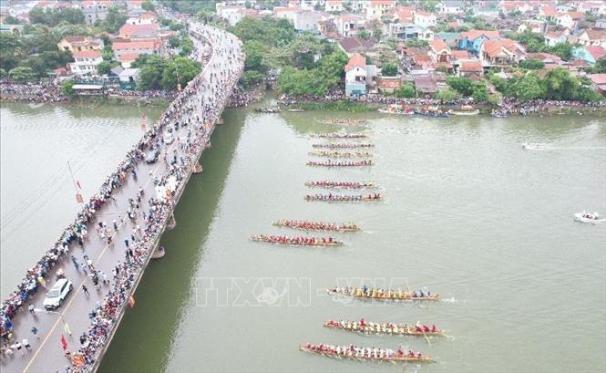 Tưng Bừng Lễ Hội Đua Thuyền Mừng Tết Độc Lập Trên Quê Hương Đại Tướng Võ  Nguyên Giáp - Ảnh Thời Sự Trong Nước - Văn Hoá & Xã Hội - Thông