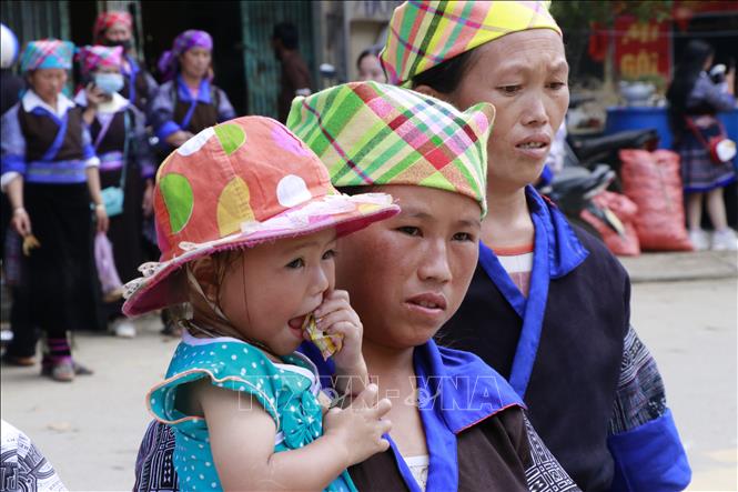 Tết Độc lập là ngày hội văn hóa của đồng bào các dân tộc huyện Mù Cang Chải, đặc biệt đối với đồng bào Mông. Ảnh: Việt Dũng - TTXVN
