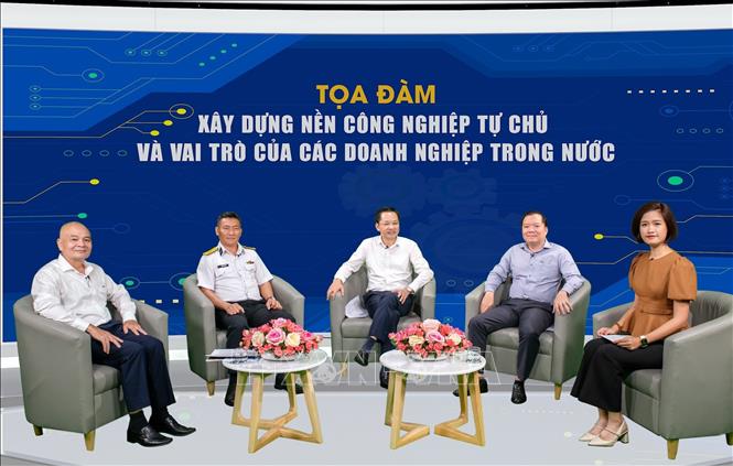 Trong ảnh: Quang cảnh buổi tọa đàm. Ảnh: Trần Việt - TTXVN