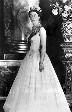 Trong ảnh: Chân dung Nữ hoàng Anh Elizabeth II ngày 1/6/1953. Ảnh: AFP/TTXVN