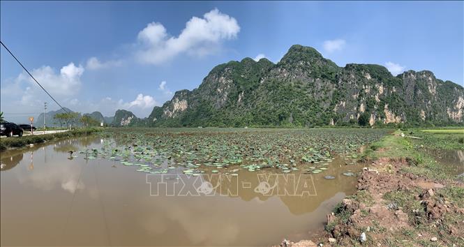 Khu vực dự án Bệnh viện Lão khoa trung ương cơ sở 2 tại xã Khả Phong, huyện Kim Bảng (Hà Nam). Ảnh: Dương Giang-TTXVN