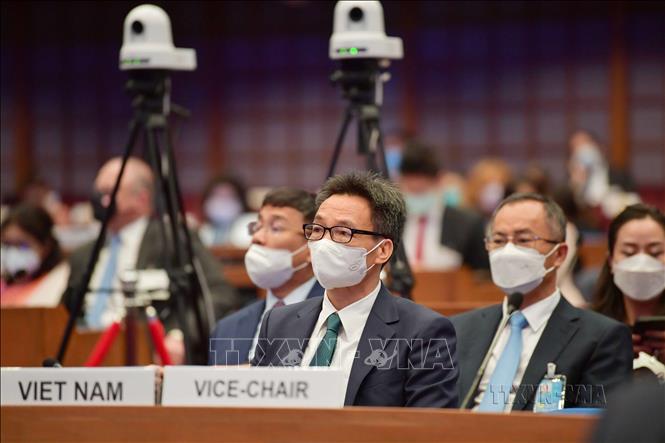 Phó Thủ tướng Vũ Đức Đam tham dự Phiên thảo luận cấp cao Khóa họp lần thứ 78 Ủy ban Kinh tế và Xã hội Liên hợp quốc khu vực châu Á-Thái Bình Dương. Ảnh: Ngọc Quang – TTXVN