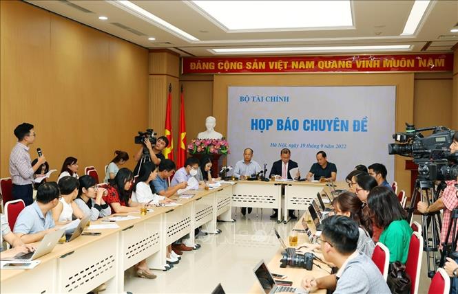 Quang cảnh buổi họp báo. Ảnh: Phạm Hậu - TTXVN
