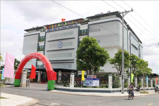 Trong ảnh: Bệnh viện đa khoa Thiên Ân. Ảnh: Thanh Hòa - TTXVN