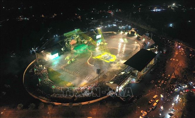 A view of the ceremony. VNA Photo