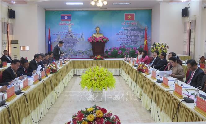 Trong ảnh: Quang cảnh Lễ ký kết. Ảnh: Dư Toán – TTXVN.