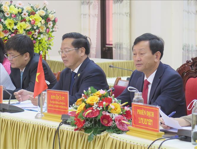 Trong ảnh: Ủy viên Trung ương Đảng, Bí thư Tỉnh ủy Kon Tum Dương Văn Trang phát biểu tại Lễ ký kết. Ảnh: Dư Toán – TTXVN.