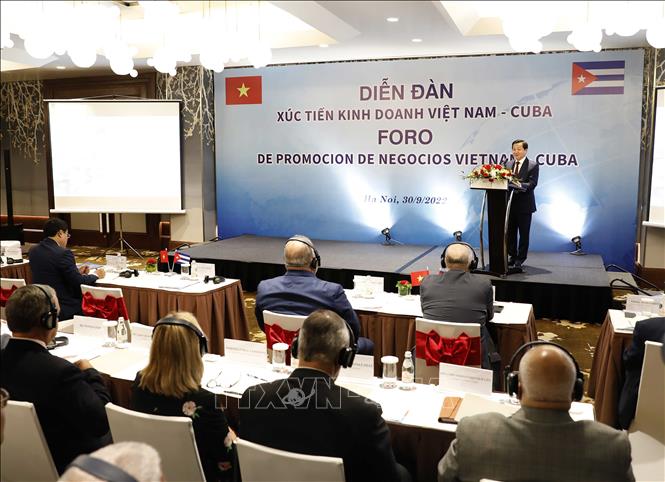 Trong ảnh: Phó Thủ tướng Lê Minh Khái phát biểu tại diễn đàn. Ảnh: An Đăng - TTXVN