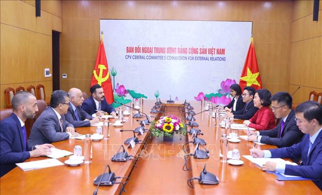 Quang cảnh buổi hội đàm. Ảnh: Văn Điệp - TTXVN