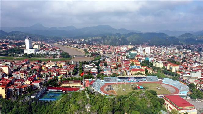 Trong ảnh: Khu trung tâm thành phố Lạng Sơn. Ảnh: Anh Tuấn – TTXVN 