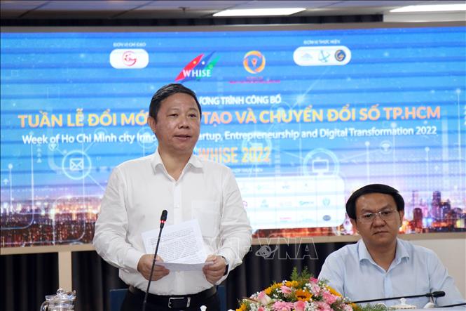 Trong ảnh: Phó Chủ tịch UBND Thành phố Hồ Chí Minh Dương Anh Đức phát biểu kết luận buổi họp báo. Ảnh: Tiến Lực – TTXVN