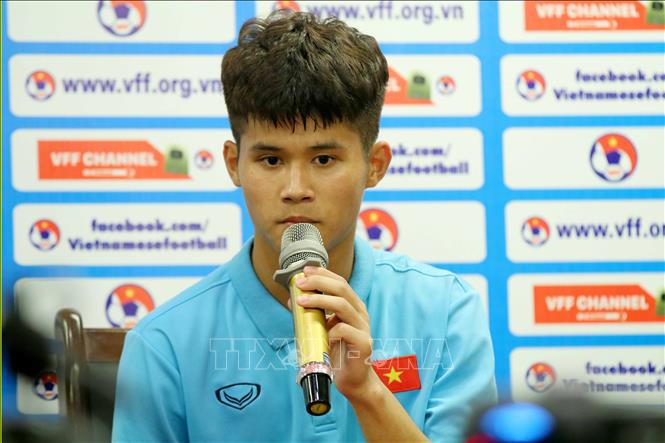 Họp báo trận U17 Việt Nam – U17 Nepal: Việt Nam giữ vững ngôi đầu bảng F -  Ảnh thời sự trong nước - Văn hoá & Xã hội - Thông tấn