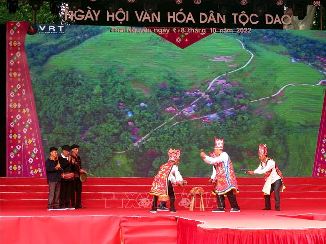 Nghi lễ múa Rùa của người Dao tỉnh Thanh Hóa. Ảnh: Thu Hằng-TTXVN